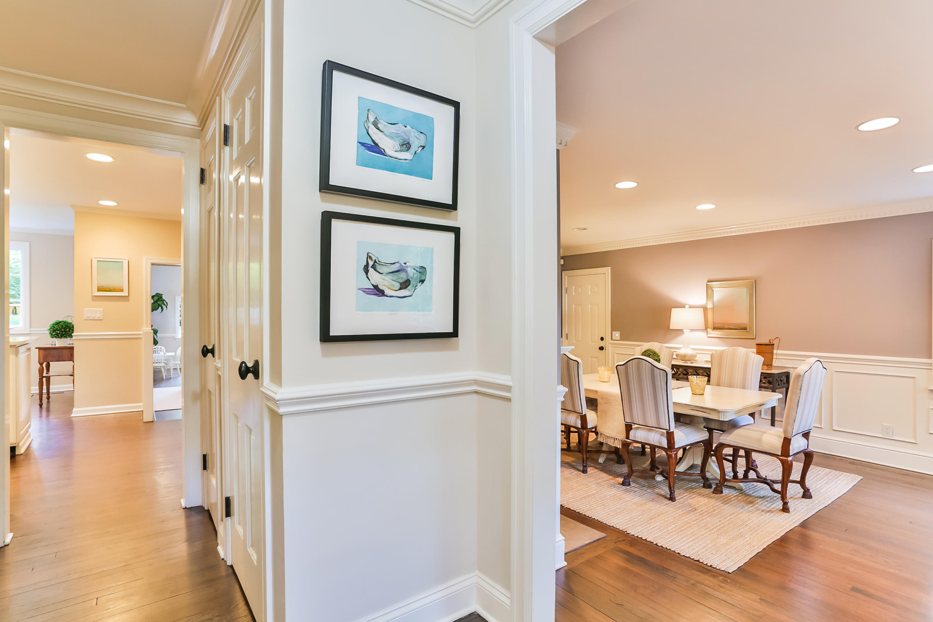 23 Rocaton Road Darien, CT 06820 - Photo 13 of 36 a view of a hallway with furniture and wooden floor