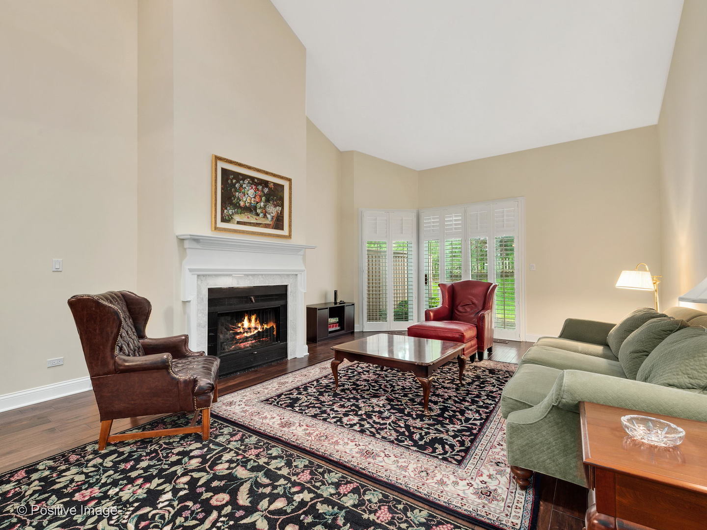1228 Indian Trail Road Hinsdale, IL 60521 - Photo 6 of 27 a living room with furniture and a fireplace