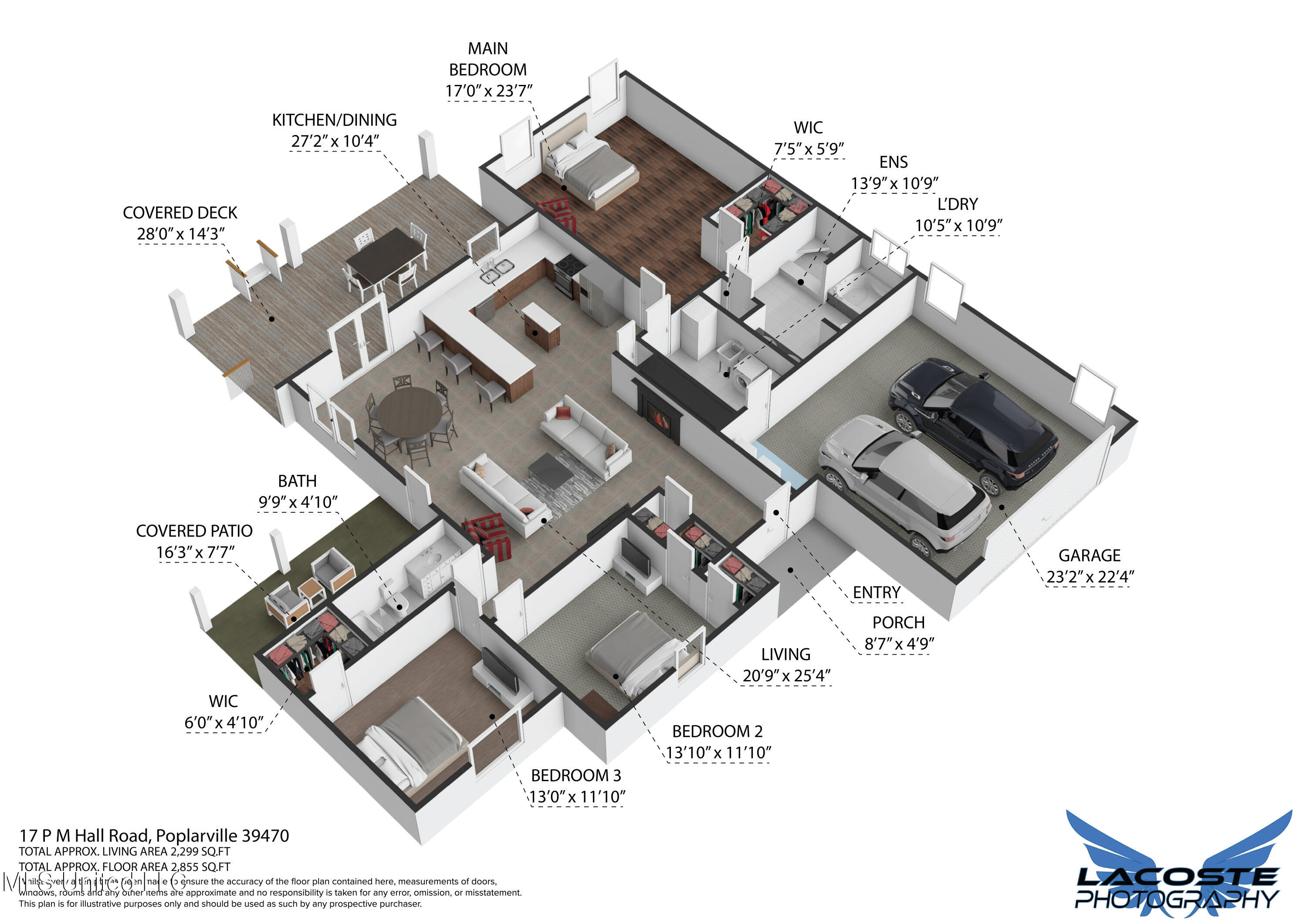 17 P M Hall Road Poplarville, MS 39470 - Photo 30 of 30 17_p_m_hall_road_poplarville_39470-3d