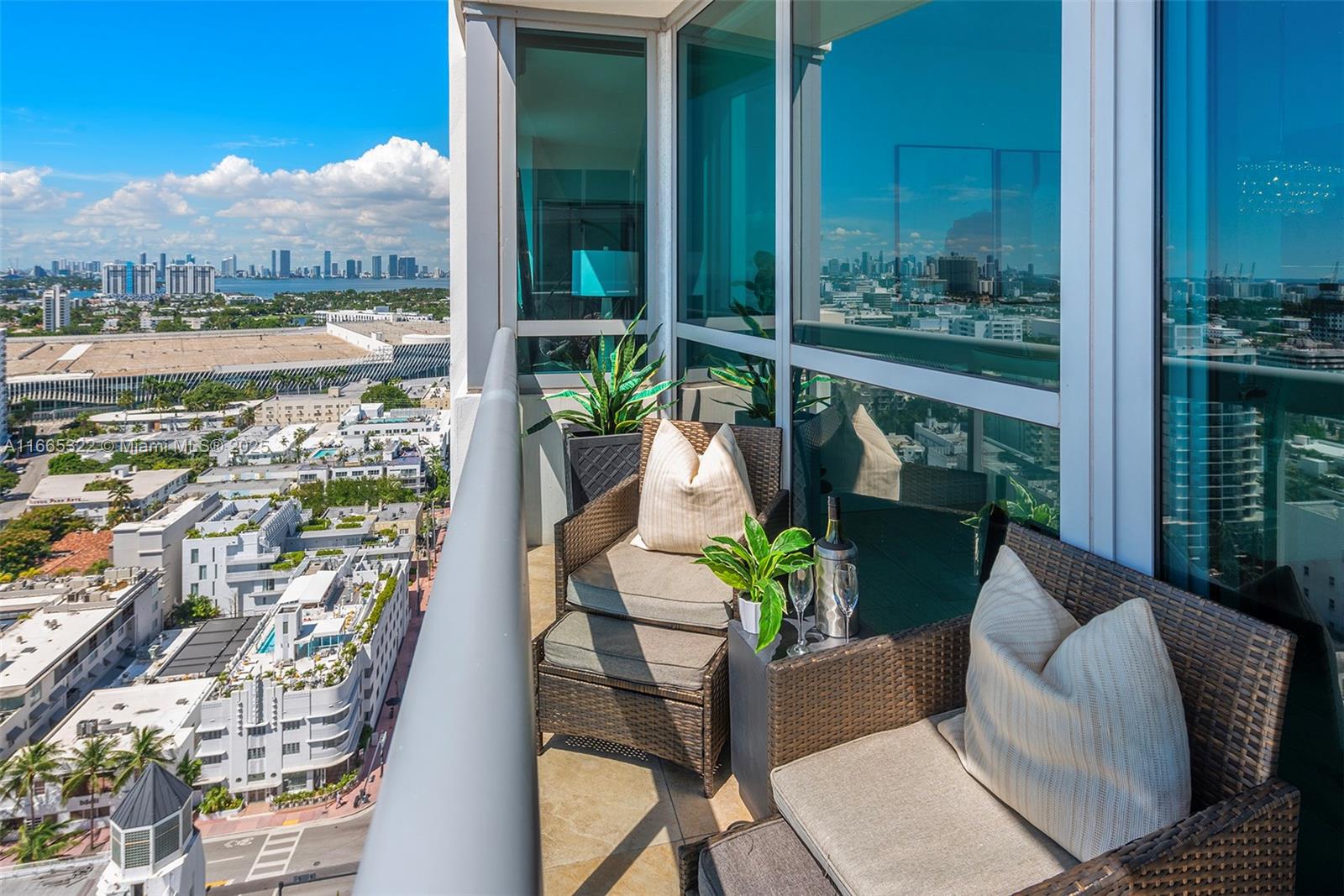 101 20th Street, Unit 2604 Miami Beach, FL 33139 - Photo 26 of 27 a view of balcony with furniture