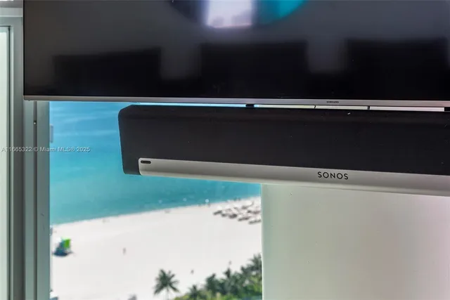 a close up of a mirror