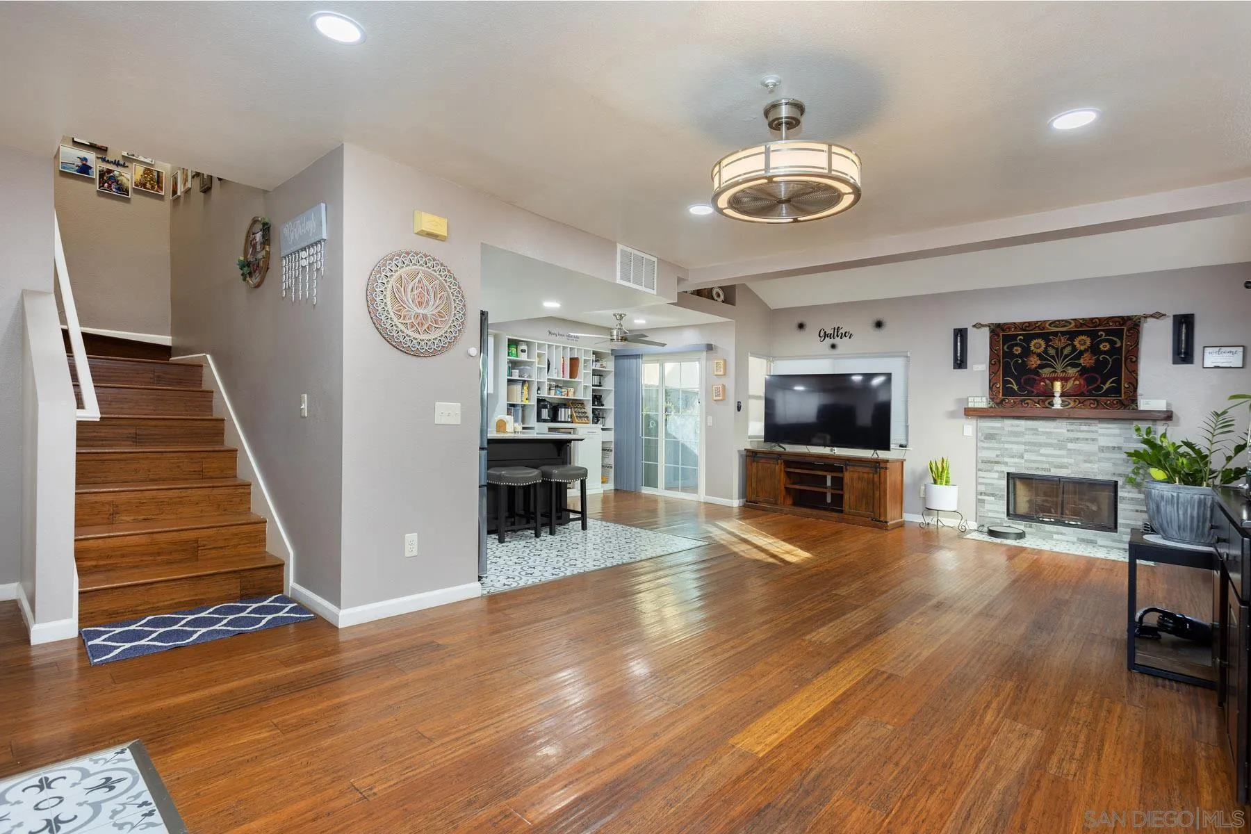 3142 Lamar Court Spring Valley, CA 91977 - Photo 2 of 16 a view of a livingroom with furniture and a flat screen tv