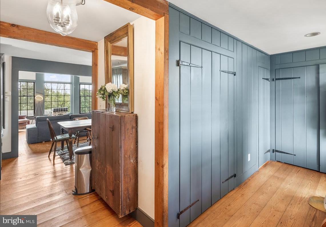 2753 Rushland Road Jamison, PA 18929 - Photo 13 of 60 a view of a dining room with furniture window and wooden floor