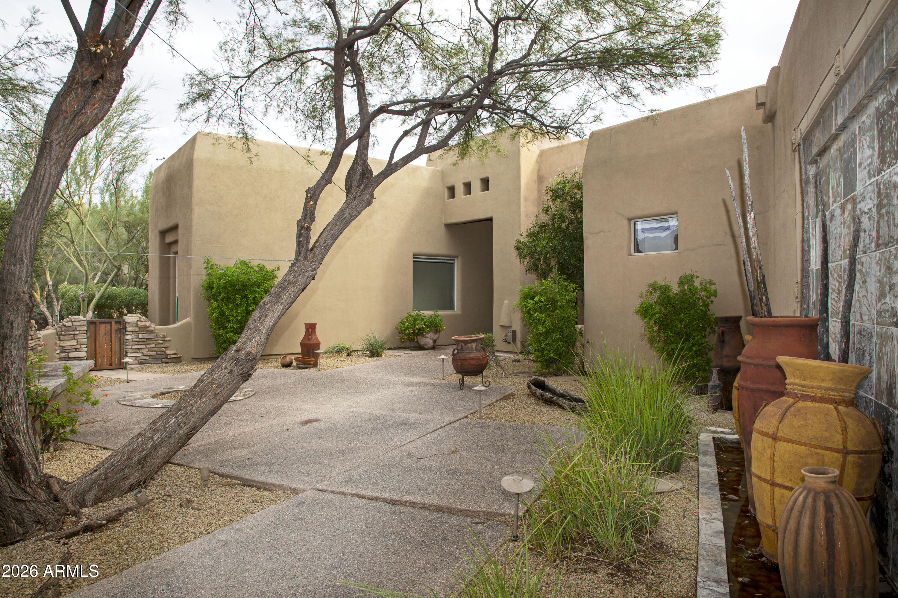 38601 North Rising Sun Road Carefree, AZ 85377 - Photo 4 of 35 Entry Courtyard