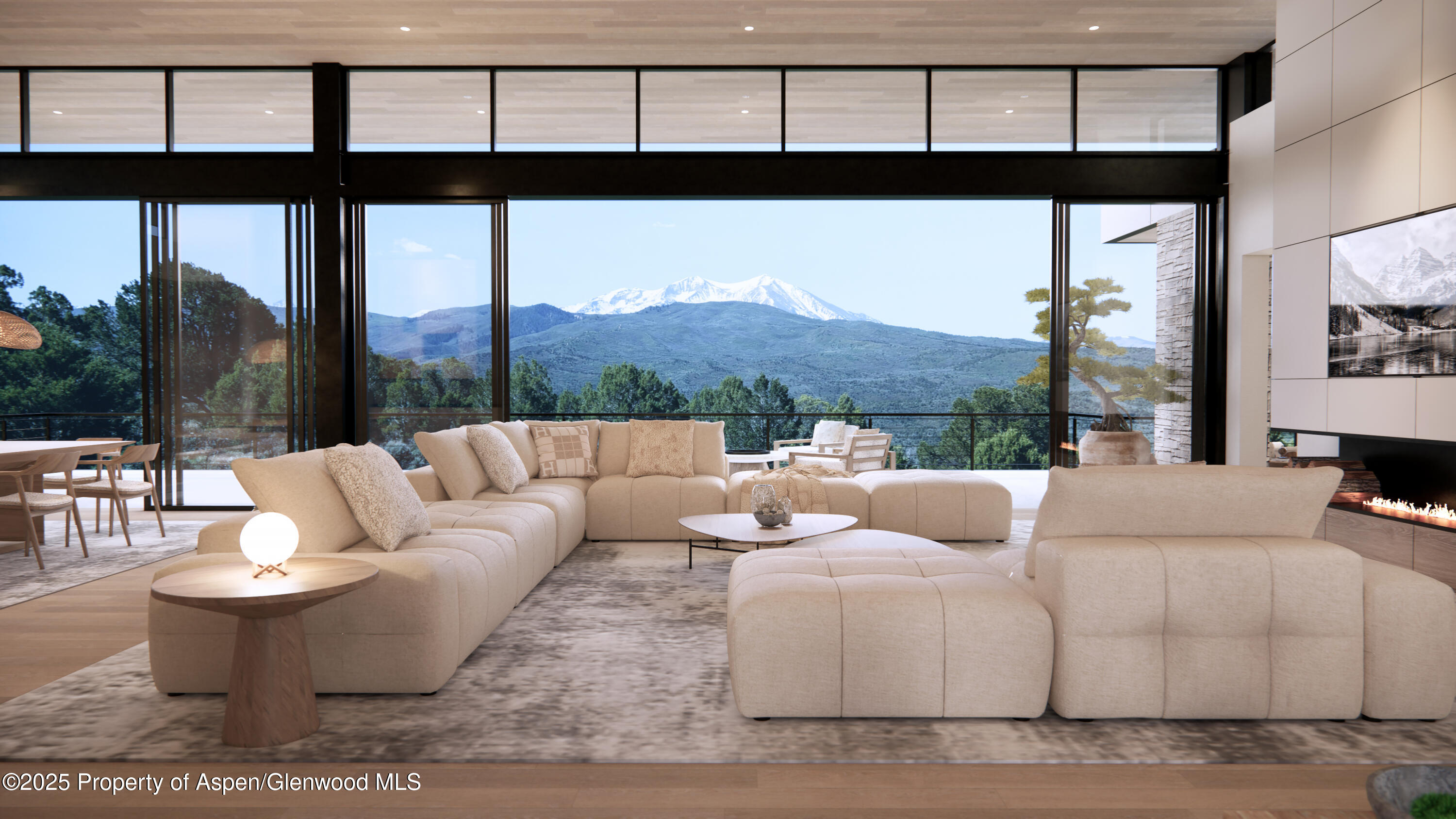 500 Whitecloud Road Carbondale, CO 81623 - Photo 3 of 22 Great Room and Sopris View