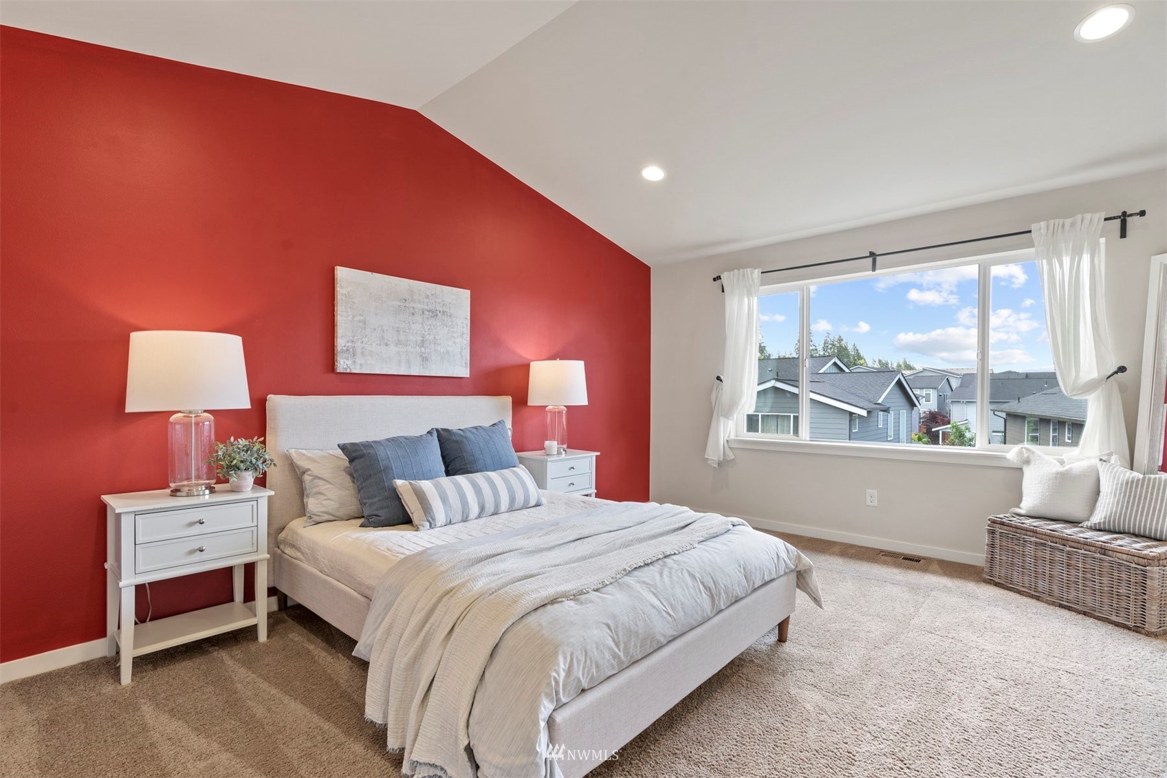 4320 230th Place Southeast Bothell, WA 98021 - Photo 19 of 31 a bedroom with a bed and a large window