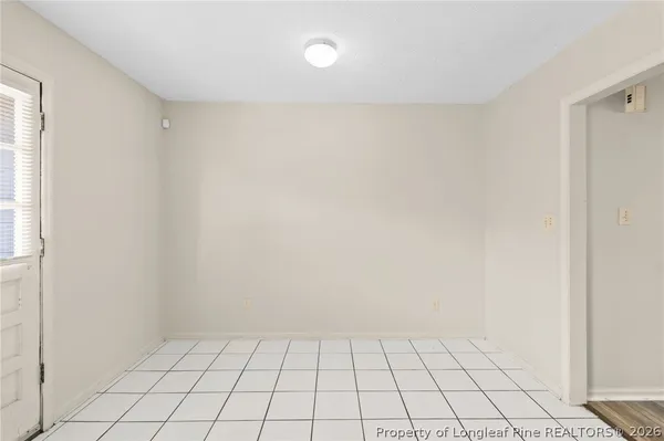 a view of an empty room