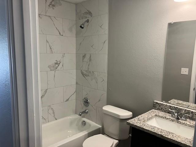 191 Geronimo Mabank, TX 75156 - Photo 7 of 12 a bathroom with a granite countertop sink mirror vanity and toilet