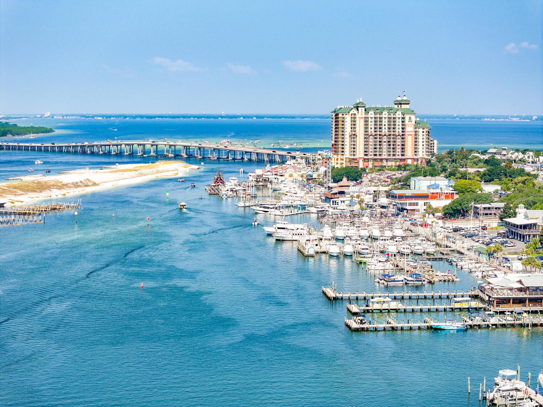 130 Durango Road, Unit 107 Destin, FL 32541 - Photo 39 of 44 a view of a city and an ocean view
