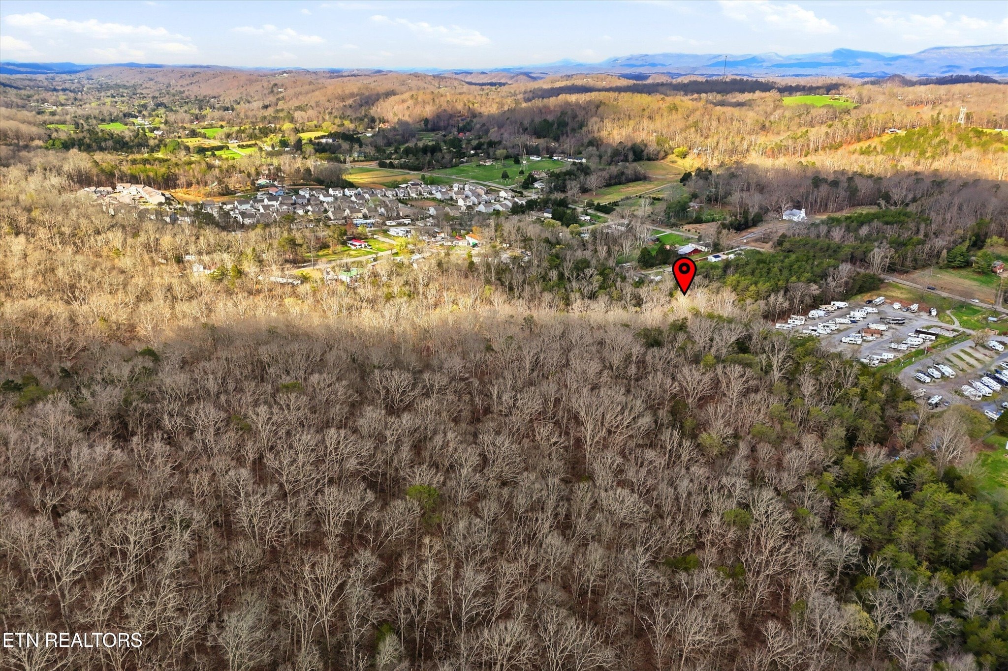842 East Raccoon Valley Drive Heiskell, TN 37754 - Photo 11 of 17 a view of a city with mountains in the background