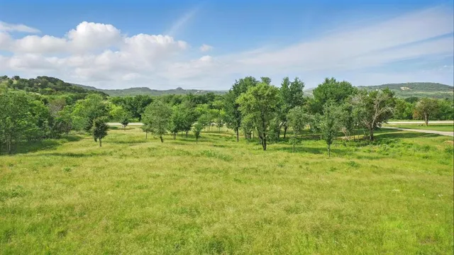a big yard with lots of green space