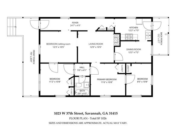 $1,995 | 1023 West 37th Street, Savannah, GA 31415