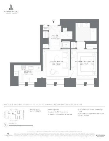 $15,000 | 301 Park Avenue, Unit 2201 | Midtown East