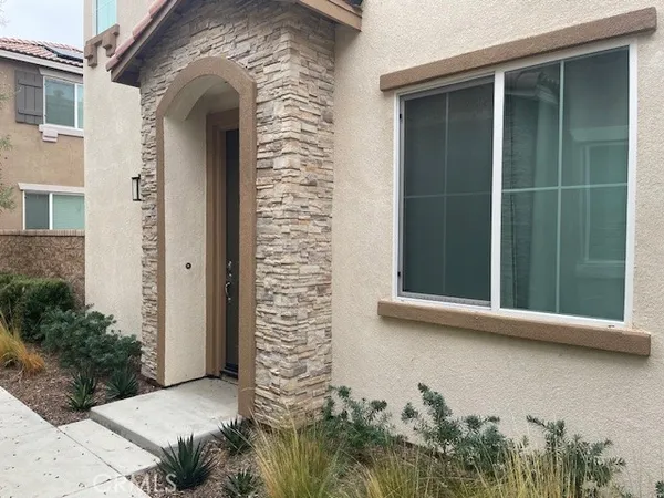 a view of front door