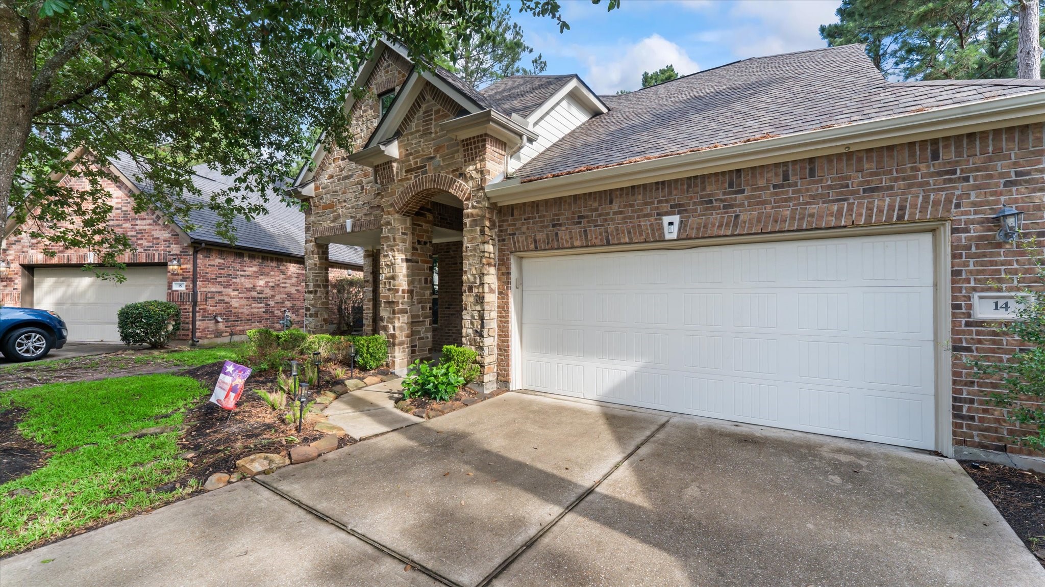 14 Painted Post Place Spring, TX 77389 - Photo 41 of 43 a front view of house with a garden
