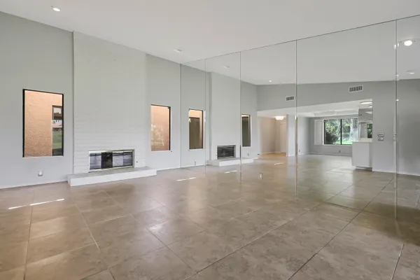 a view of an empty room