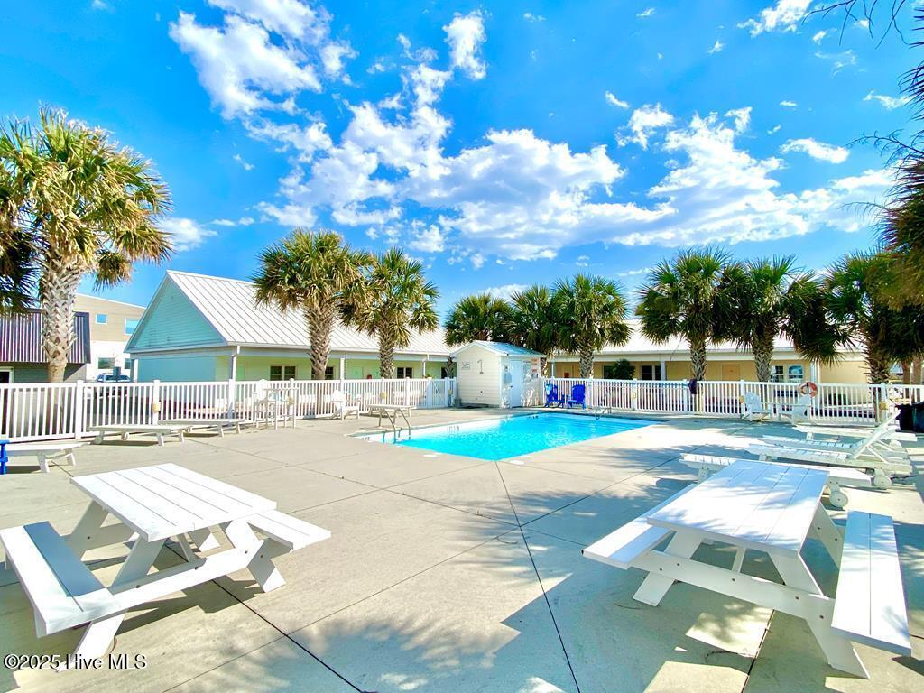 215 West Fort Macon Road, Unit 104 Atlantic Beach, NC 28512 - Photo 12 of 19 Picnic Tables at Pool