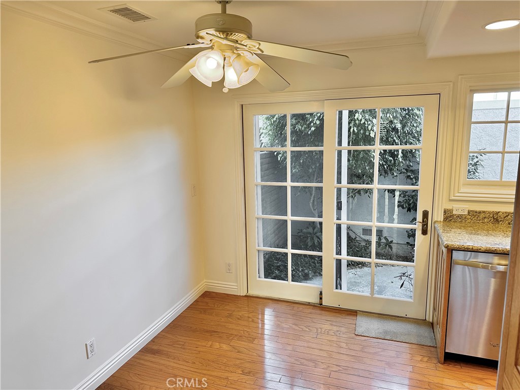 28005-28005 Ridgebluff Court Rancho Palos Verdes, CA 90275 - Photo 5 of 30 a view of empty room with wooden floor and fan