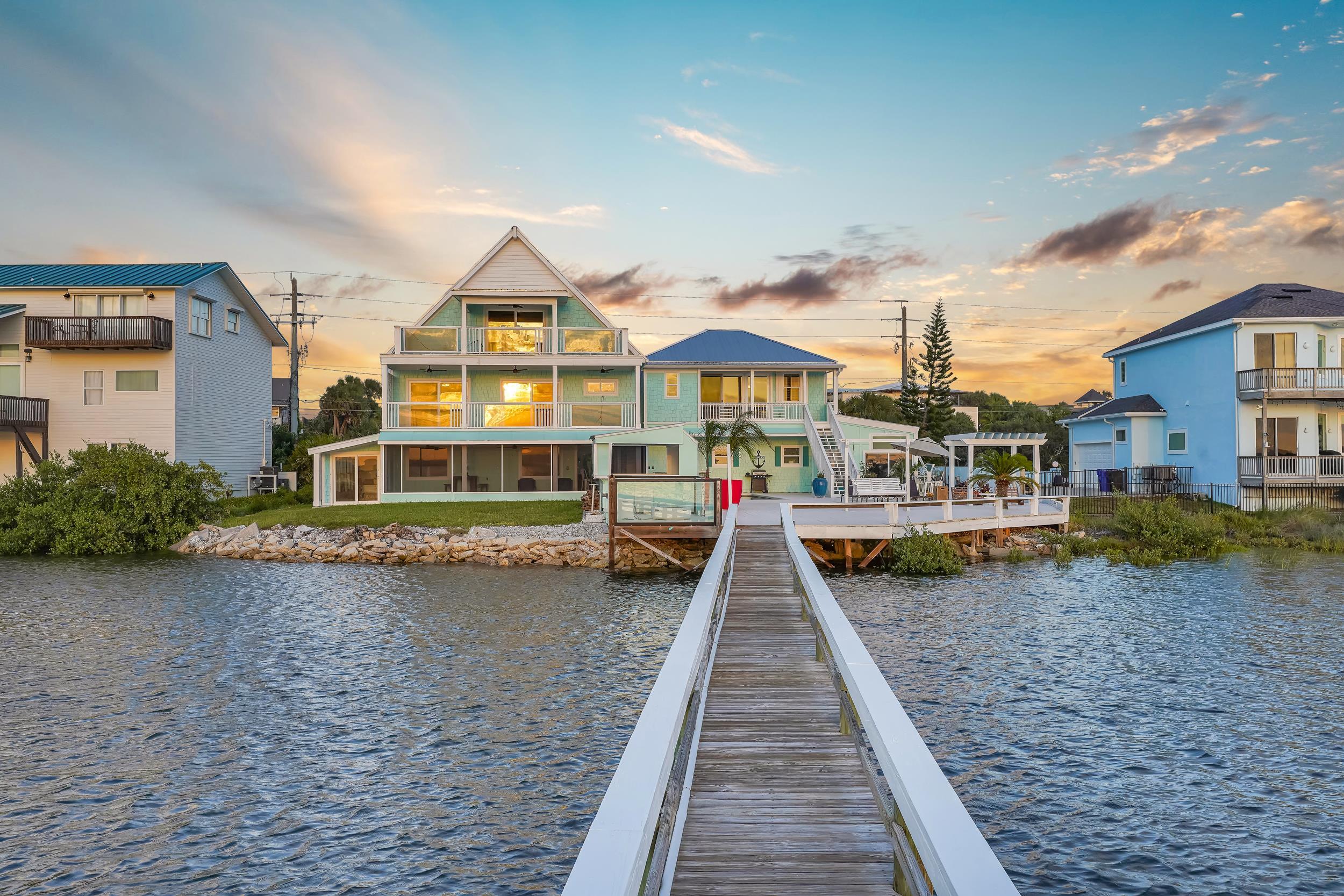 7337 A1A South St. Augustine, FL 32080 - Photo 22 of 100 Dock area featuring a water view