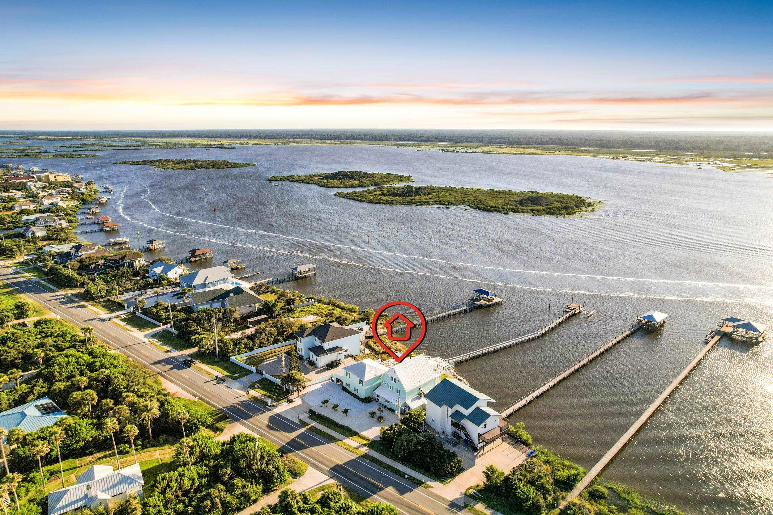 7337 A1A South St. Augustine, FL 32080 - Photo 25 of 100 Bird's eye view of a large body of water