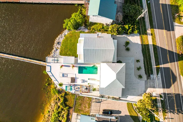 a view of an ocean and beach