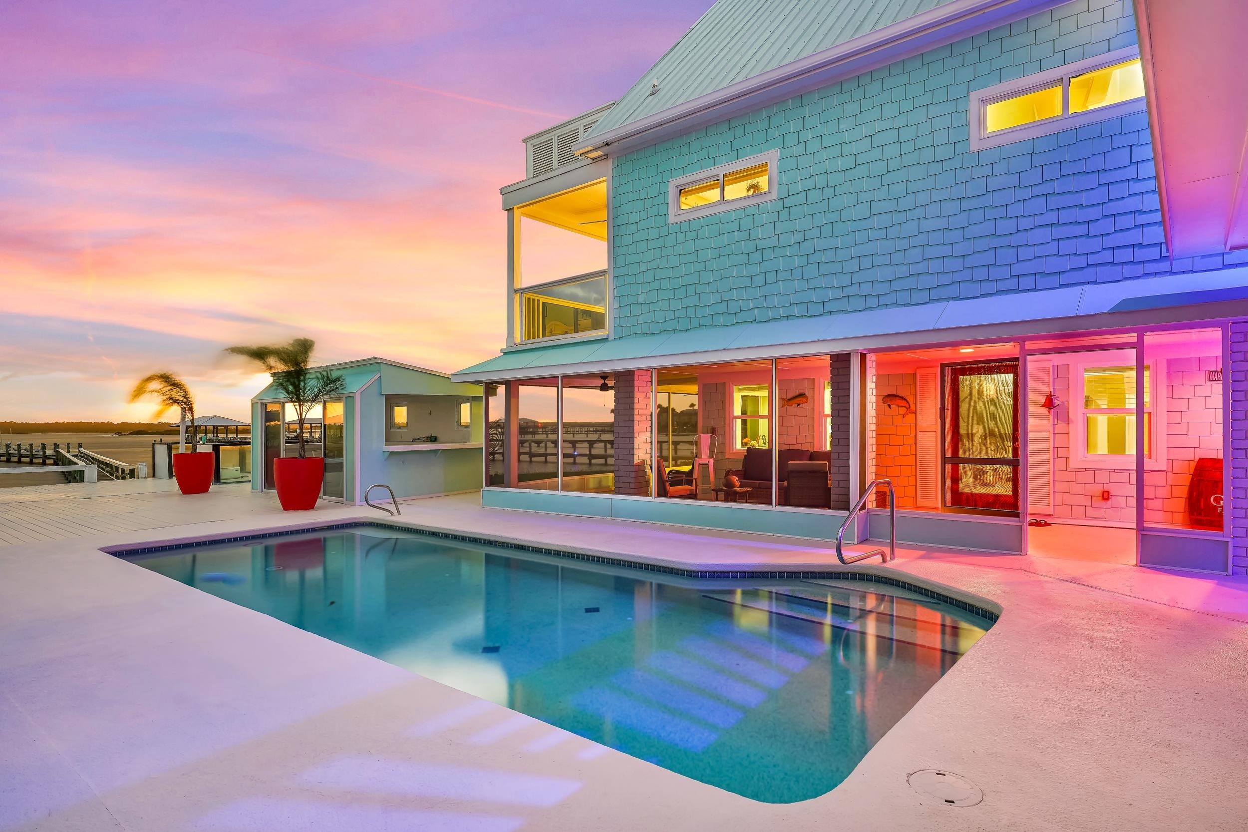 7337 A1A South St. Augustine, FL 32080 - Photo 49 of 100 Swimming pool featuring a patio area and a balcony