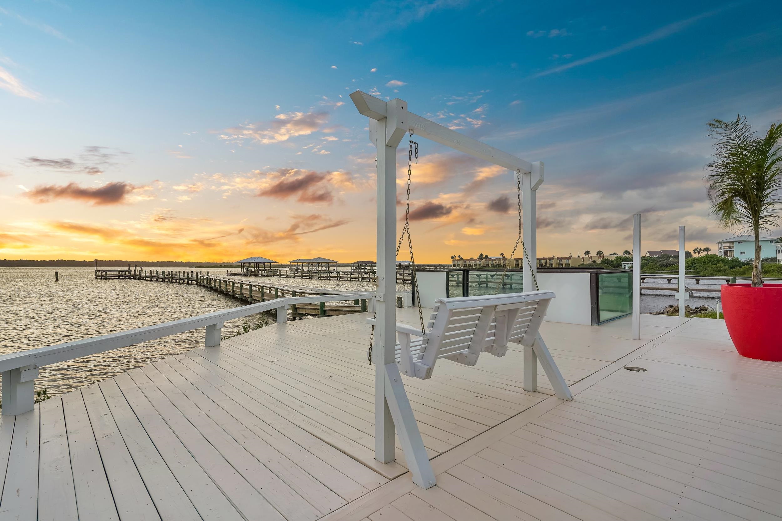 7337 A1A South St. Augustine, FL 32080 - Photo 93 of 100 Dock area with a water view