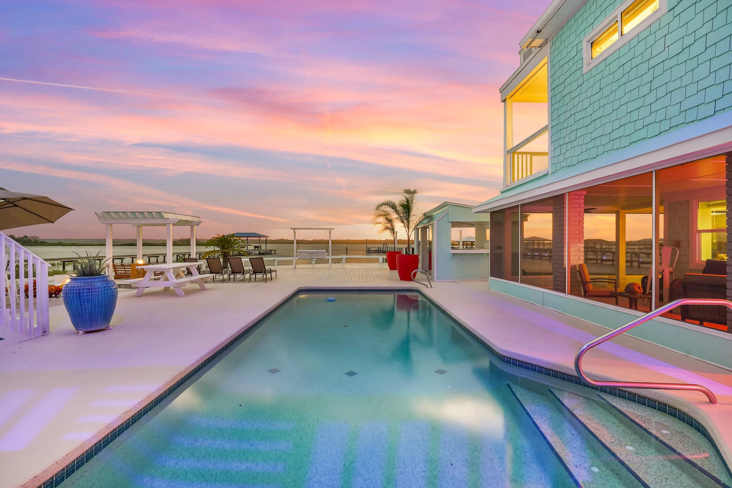 7337 A1A South St. Augustine, FL 32080 - Photo 94 of 100 Outdoor pool featuring a patio and a balcony