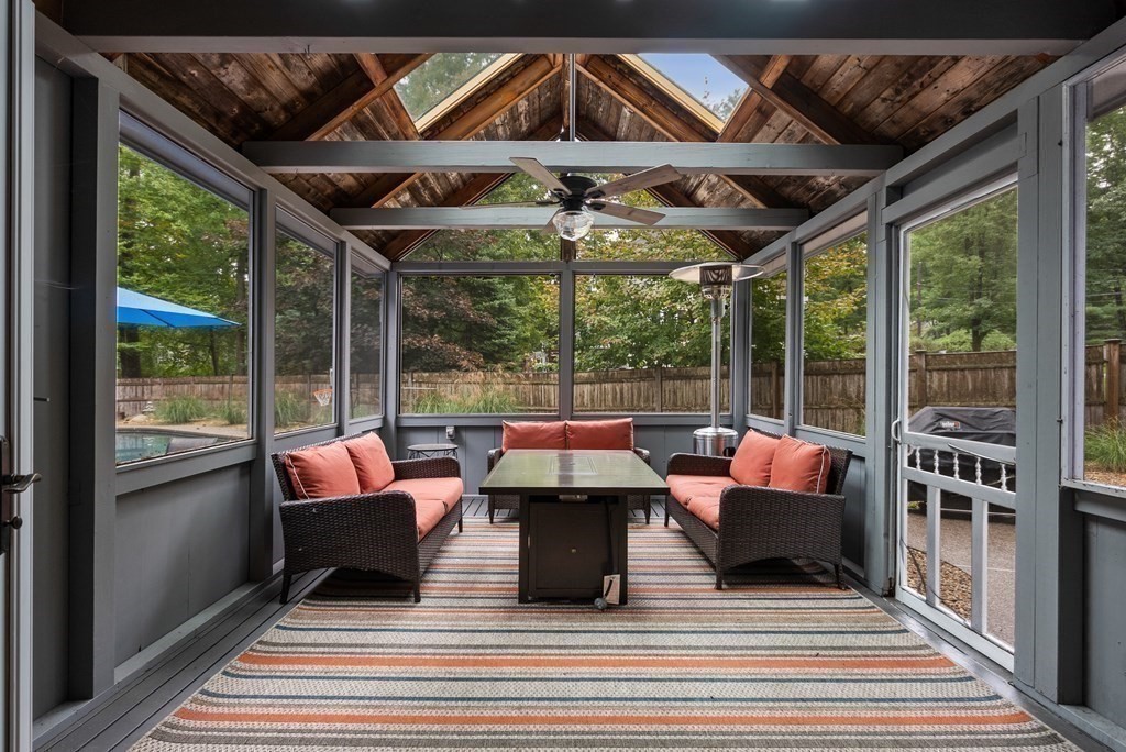 6 Highland Road Acton, MA 01720 - Photo 6 of 35 a outdoor space with the couches and dining table with the garden view