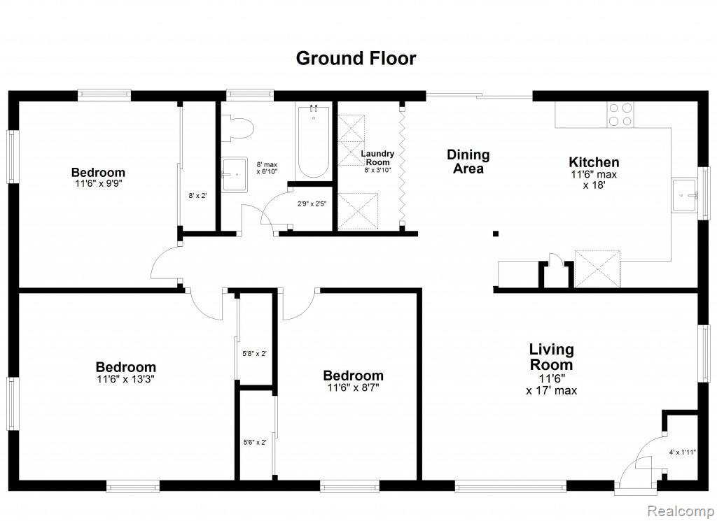 48437 Willis Road Belleville, MI 48111 - Photo 29 of 29 FLOOR PLAN