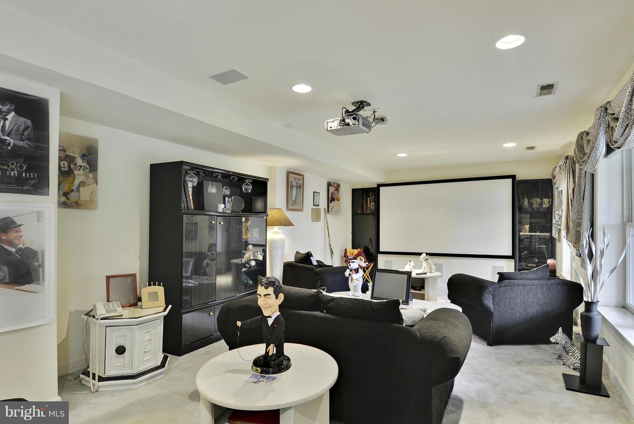 9202 Linden Grove Court Silver Spring, MD 20910 - Photo 26 of 30 Spacious Media Room