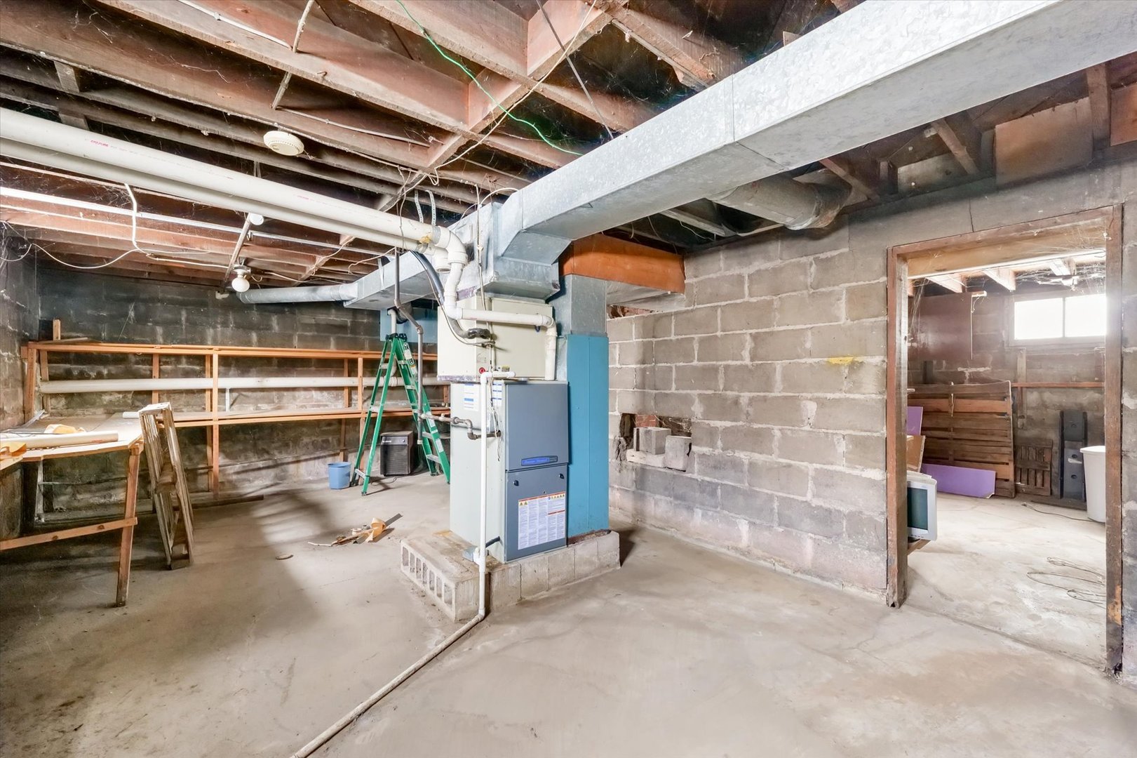 209 North Green Street Melvin, IL 60952 - Photo 20 of 24 a view of empty room with wooden ceiling