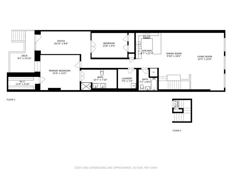 1025 West Madison Street, Unit 4 Chicago, IL 60607 - Photo 23 of 26 a picture of a rug with a white wall and a painting