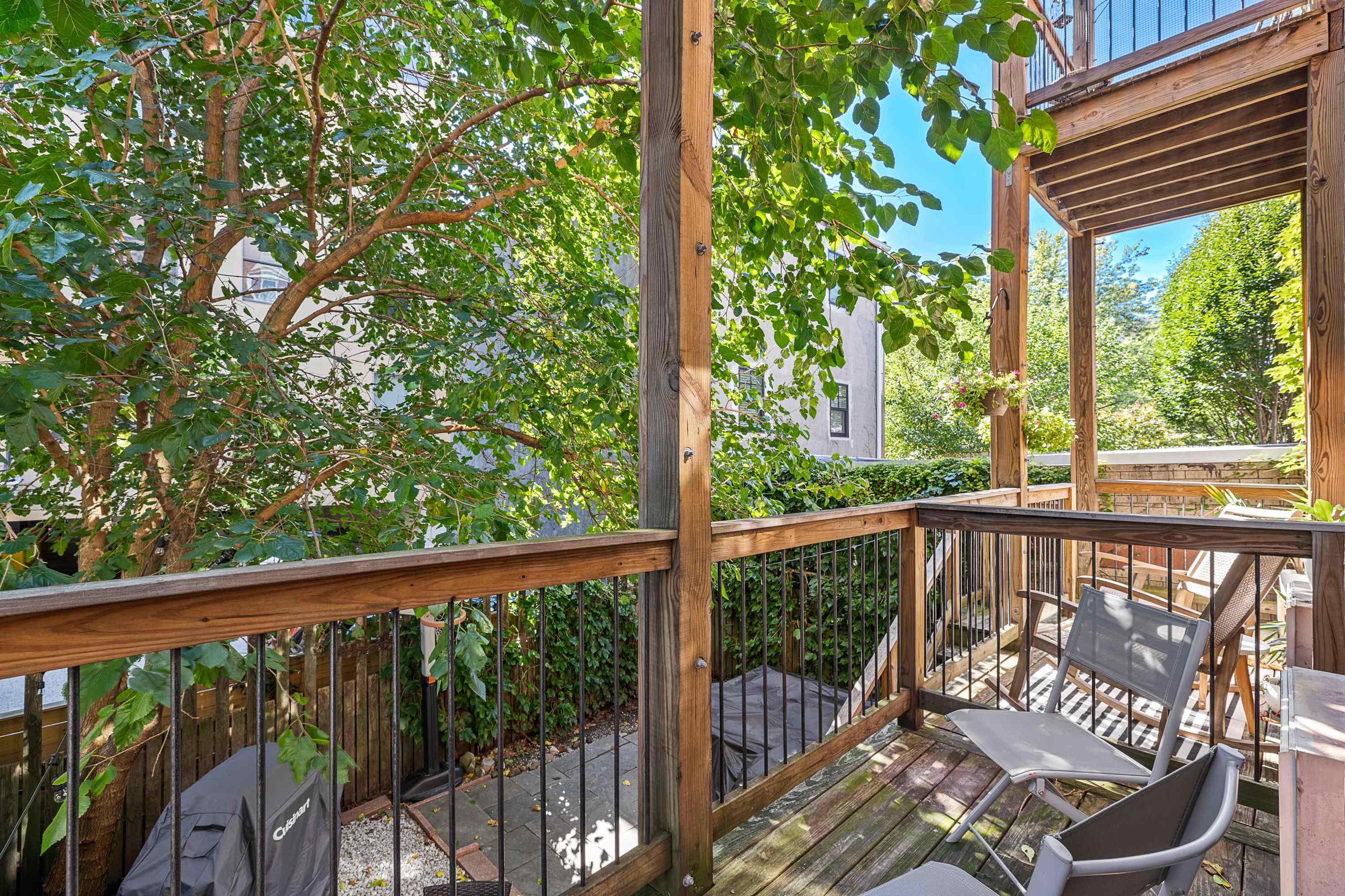 73 Madison Street, Unit 1N Hoboken, NJ 07030 - Photo 2 of 17 a view of a balcony with wooden floor