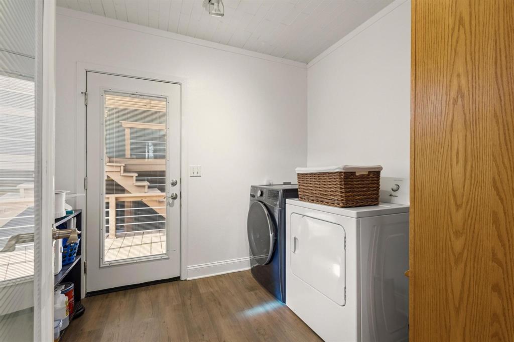 1053 Paradise Cove Road Pottsboro, TX 75076 - Photo 25 of 35 Laundry room with shelf storage