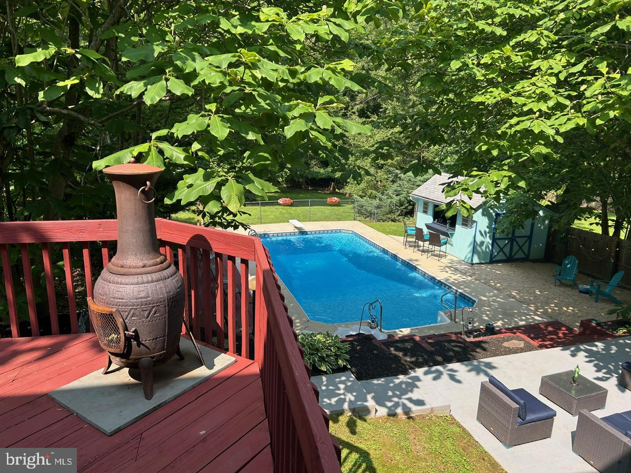 1008 Lincoln Avenue Springfield, PA 19064 - Photo 6 of 53 a view of a backyard with sitting area