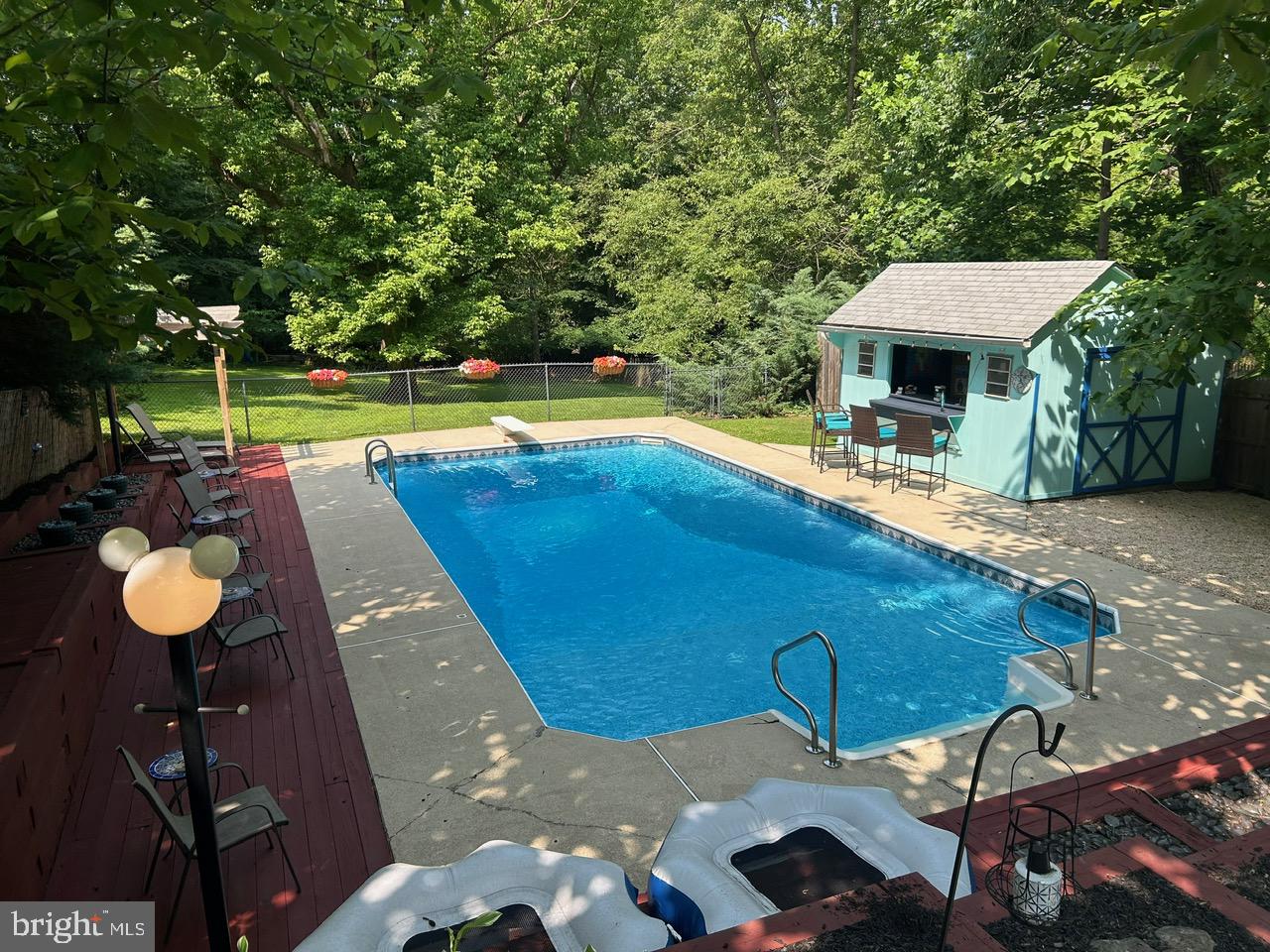 1008 Lincoln Avenue Springfield, PA 19064 - Photo 7 of 53 a view of a backyard with sitting area