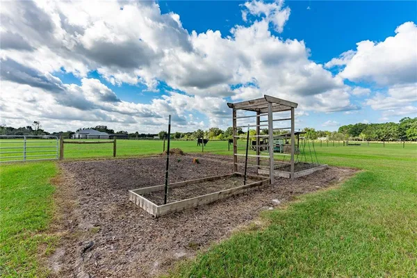 a view of a storage with a bike