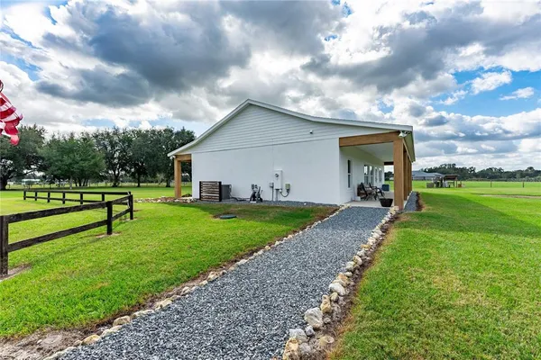 a view of a golf course