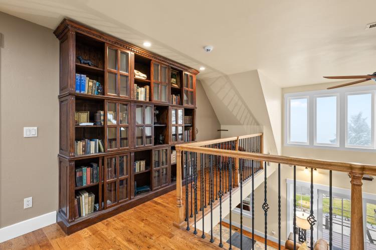 6015 Dark Hollow Road Medford, OR 97501 - Photo 37 of 95 Bookshelves in Loft Area