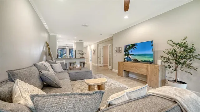 a bathroom with a granite countertop sink a toilet and a mirror