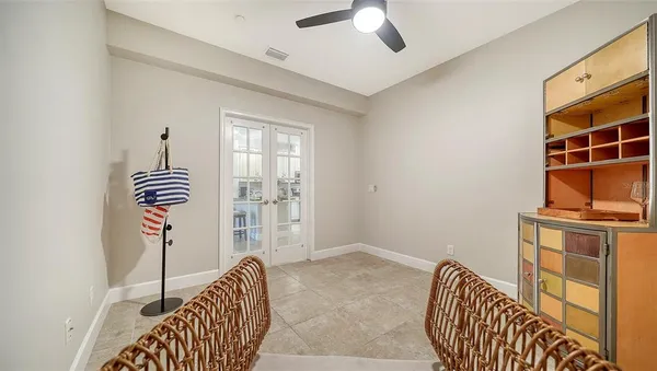 a front view of a house with a yard and a garage