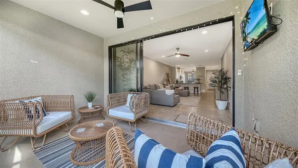 front view of house with small garden