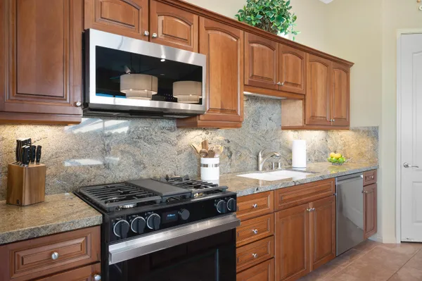 a view of a livingroom with furniture and a couch