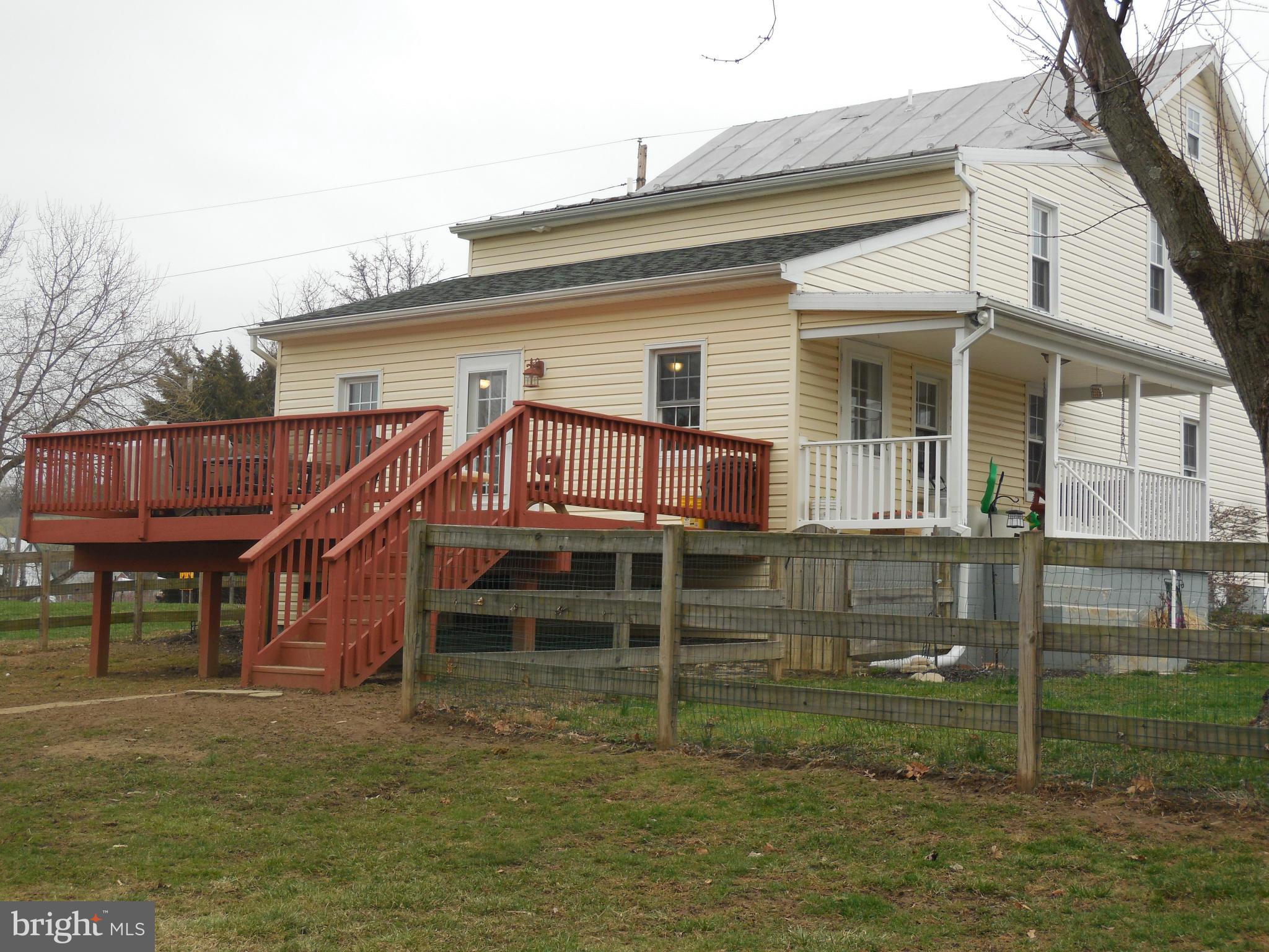 2504 Marston Road New Windsor, MD 21776 - Photo 10 of 30 View of Deck and Side Porch from Barn