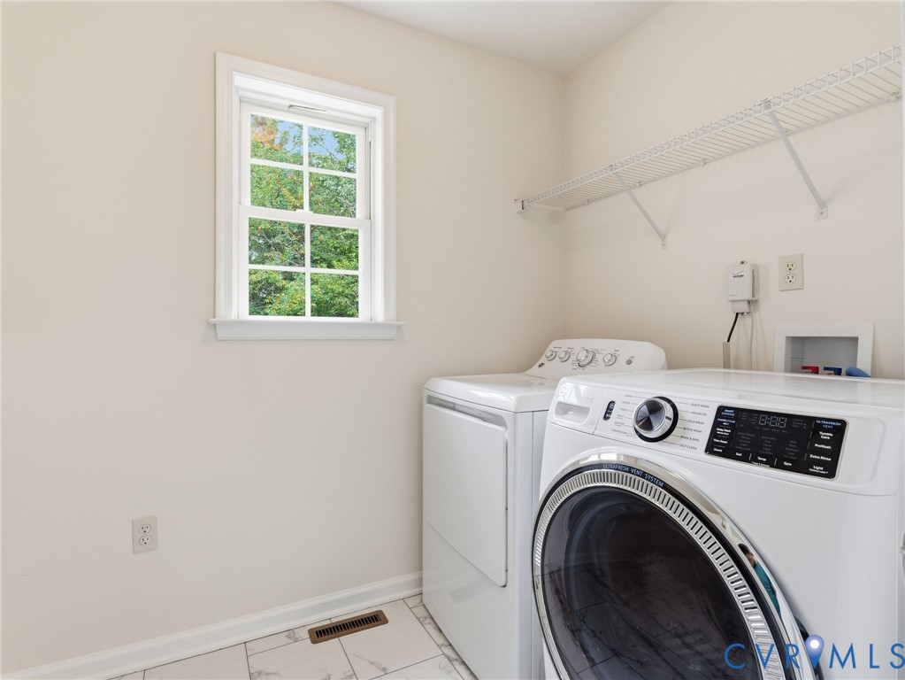 5707 Stephens Point Court Chester, VA 23831 - Photo 24 of 39 First Floor Laundry Room with washer/dryer, update