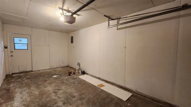 a view of backyard with green space