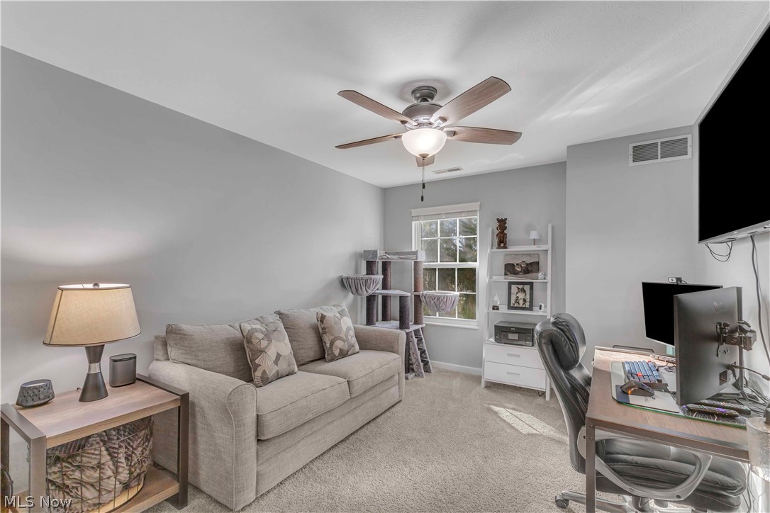 28340 Center Ridge Road, Unit 124 Westlake, OH 44145 - Photo 18 of 37 Office featuring light colored carpet and a ceiling fan