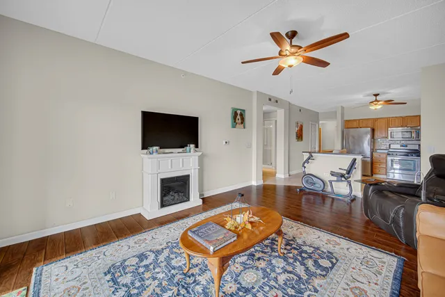 a reading room with furniture and book shelf