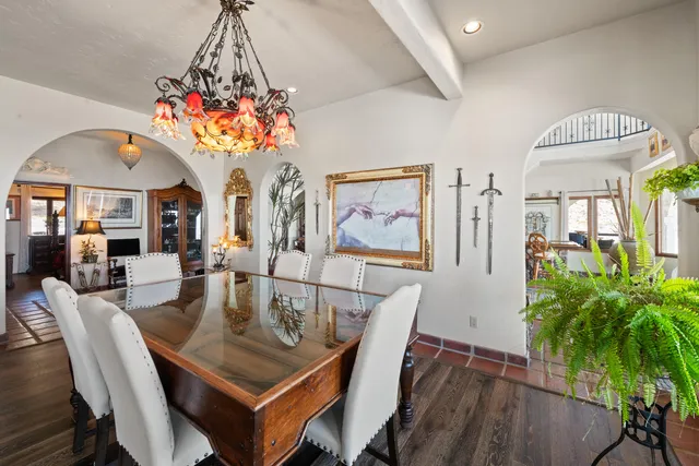 a view of a livingroom with furniture and a window